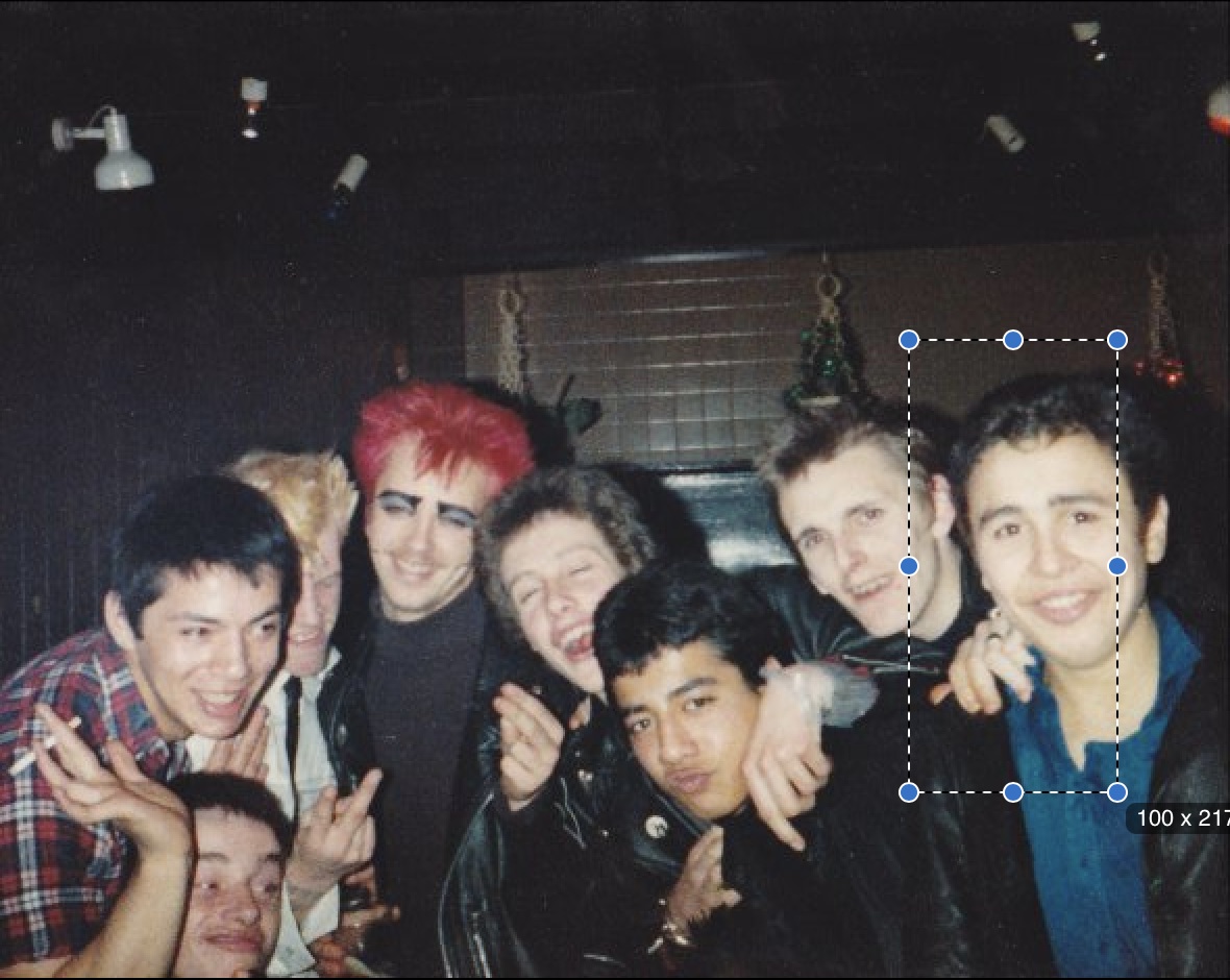 Group of friends posing together indoors at the F Club